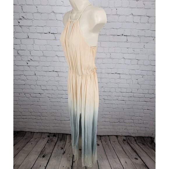 Lulus Multicolor Ombre Sleeveless Lightweight Front Slits Maxi Dress Size XS - Picture 10 of 11